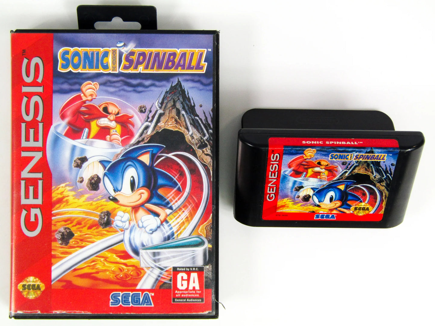 Sonic Spinball (boite endommagé)
