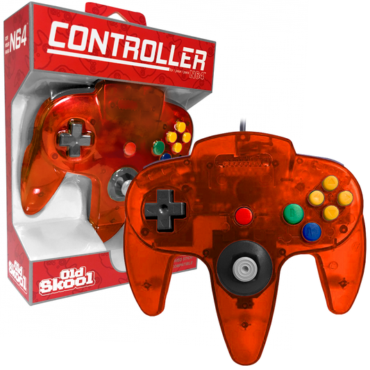 Manette Nintendo 64 couleur orange feu: Orange Feu