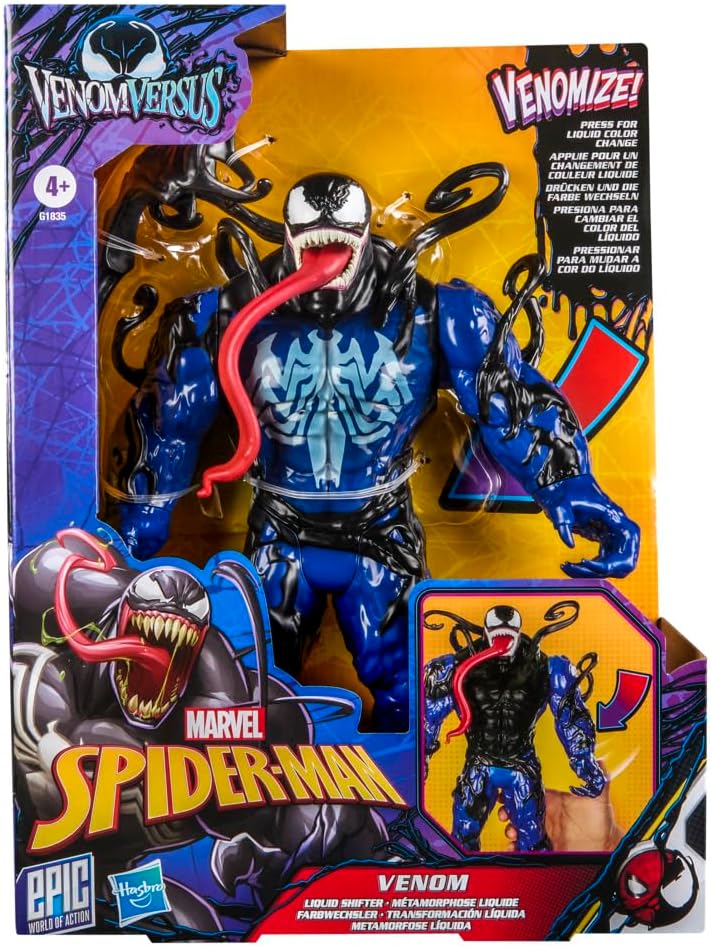 Marvel Spider-Man Epic World of Action VenomVersus Venom Liquid Shifter