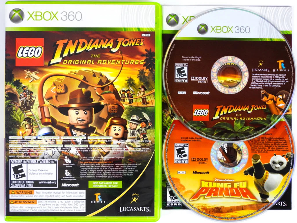 LEGO Indiana Jones and Kung Fu Panda Combo