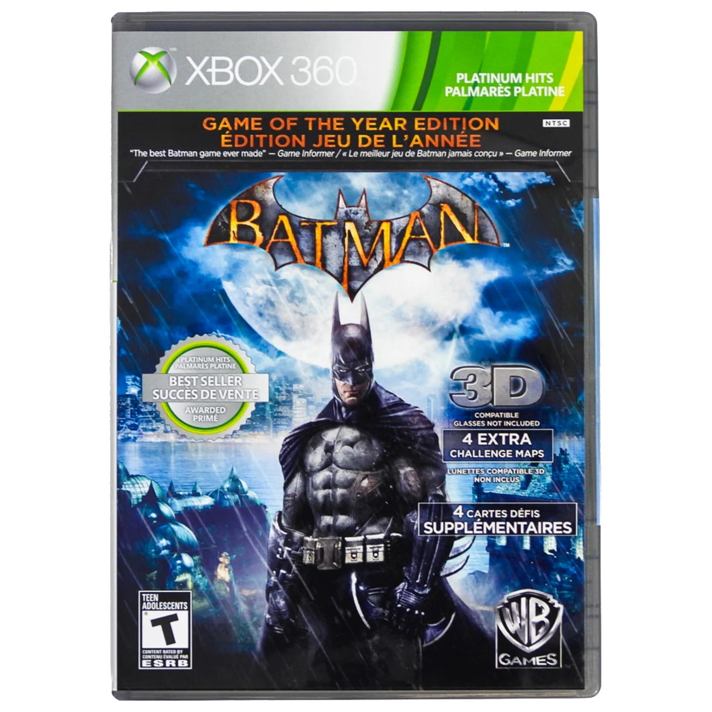 Batman: Arkham Asylum [Game Of The Year Edition Platinum Hits] (Scellé)