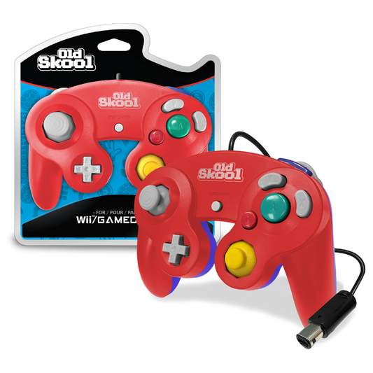 Manette GameCube rouge/bleu: Rouge
