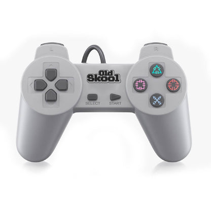 Old Skool PS1 Controller: Grey